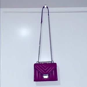 Whitney small quilted leather shoulder bag